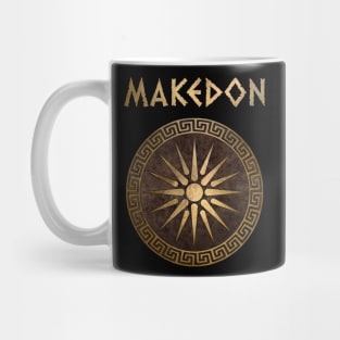 Ancient Makedon Shield Alexander the Great Mug